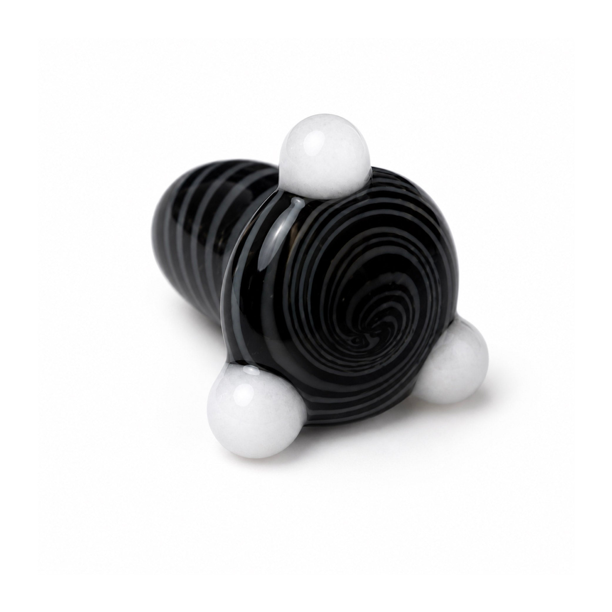 HASHBA SKLENĚNÝ KOTLÍK BLACK SPIRAL 14 MM