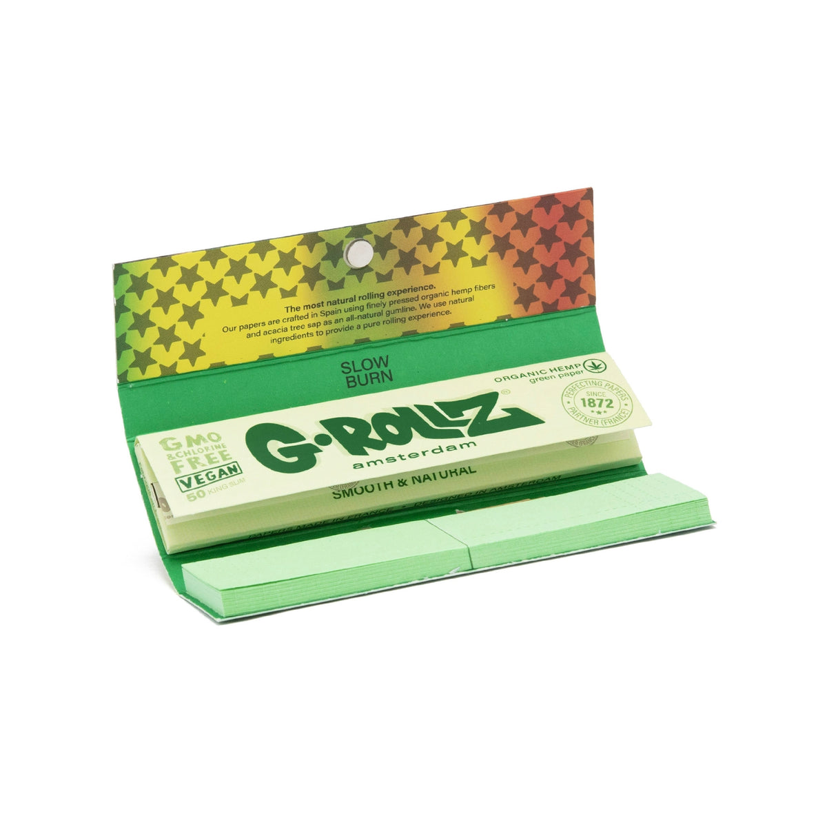 PAPÍRKY + FILTRY REGGAE ORGANIC HEMP KING SIZE SLIM
