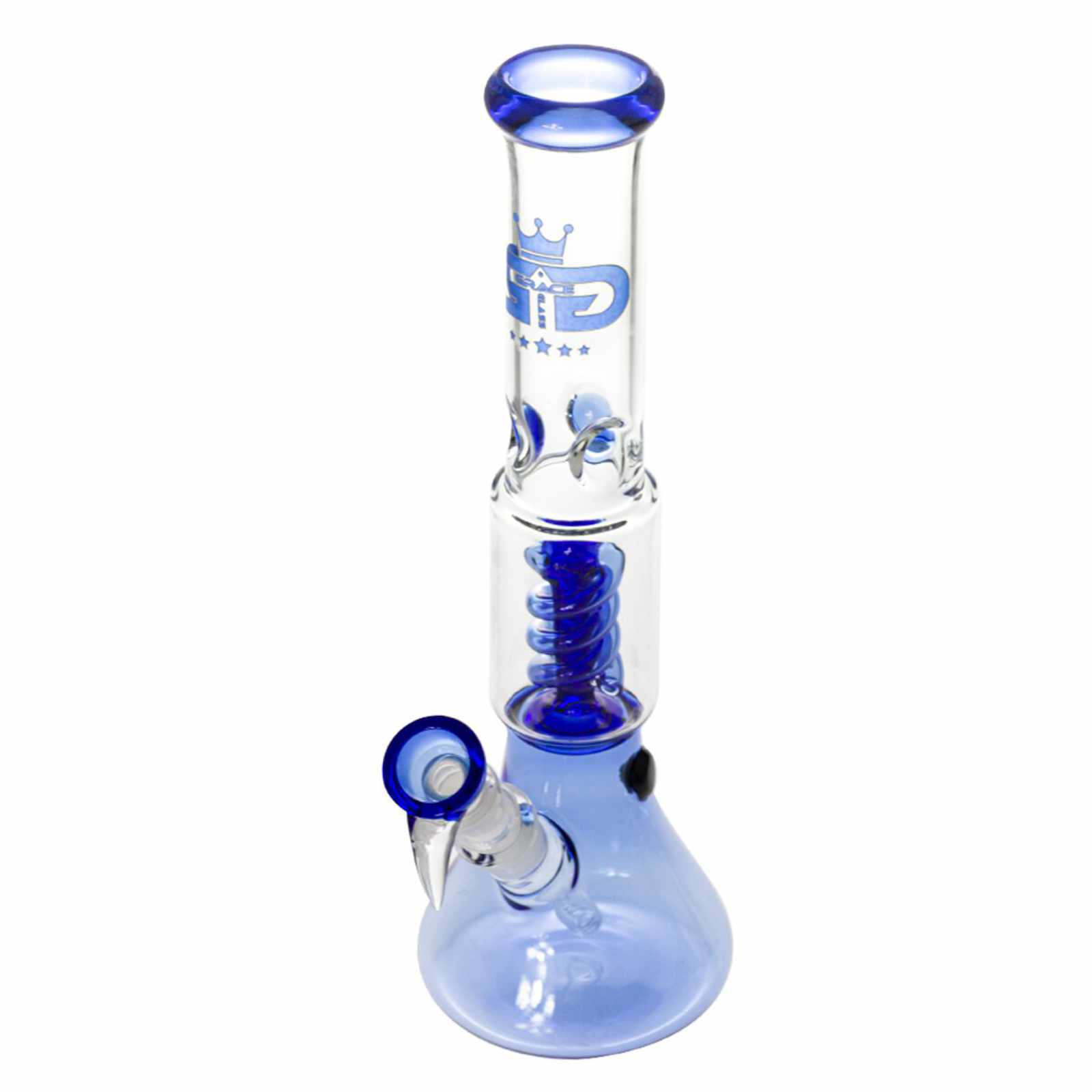 SKLENĚNÝ BONG GRACE GLASS SMALL BOY MODRÝ 34,5 CM