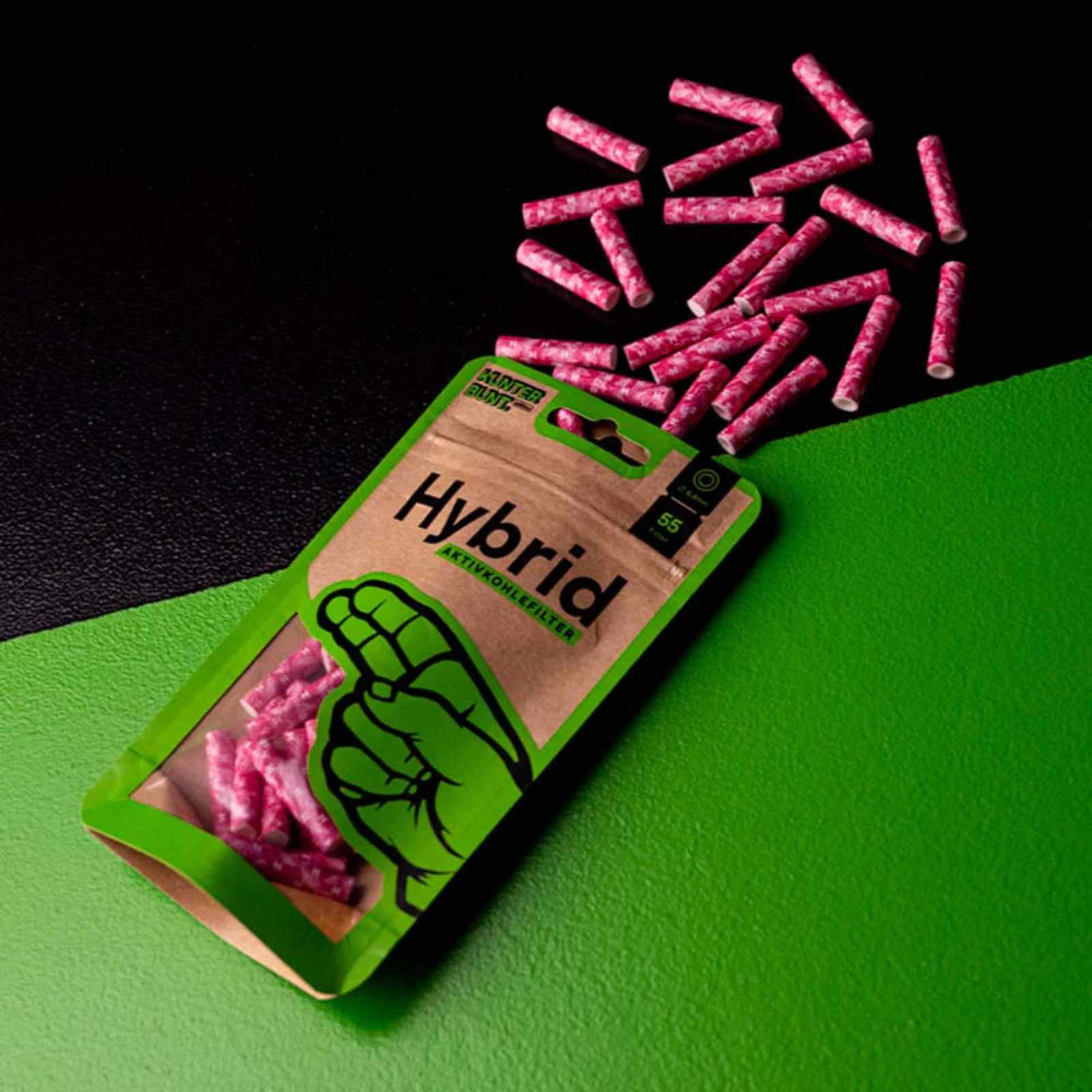 FILTRY UHLÍKOVÉ PINK - BALENÍ 55 KS