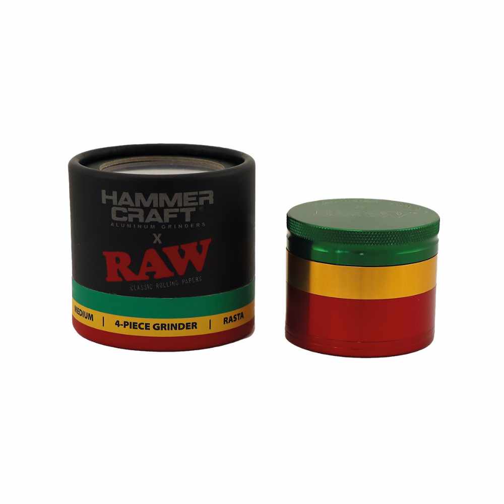 DRTIČKA KOVOVÁ RAW RASTA HAMMERCRAFT Ø 50 MM (4DÍLNÁ)