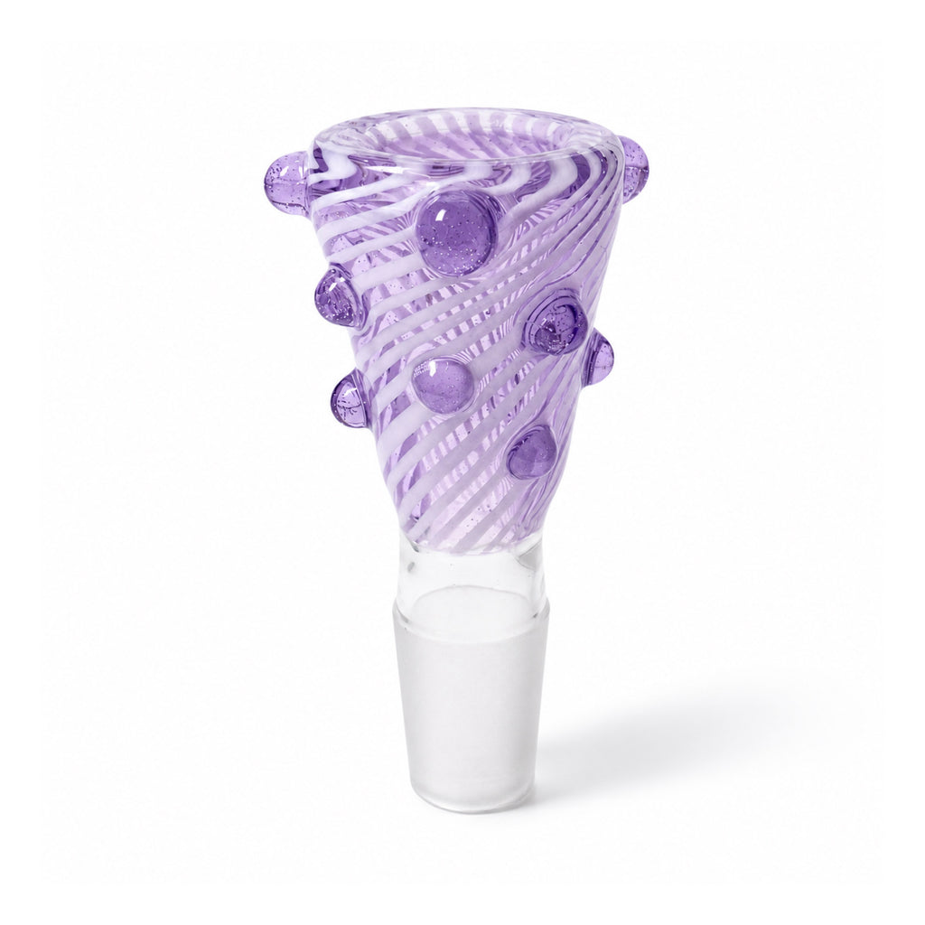 HASHBA SKLENĚNÝ KOTLÍK PURPLE SPIRAL 18 MM