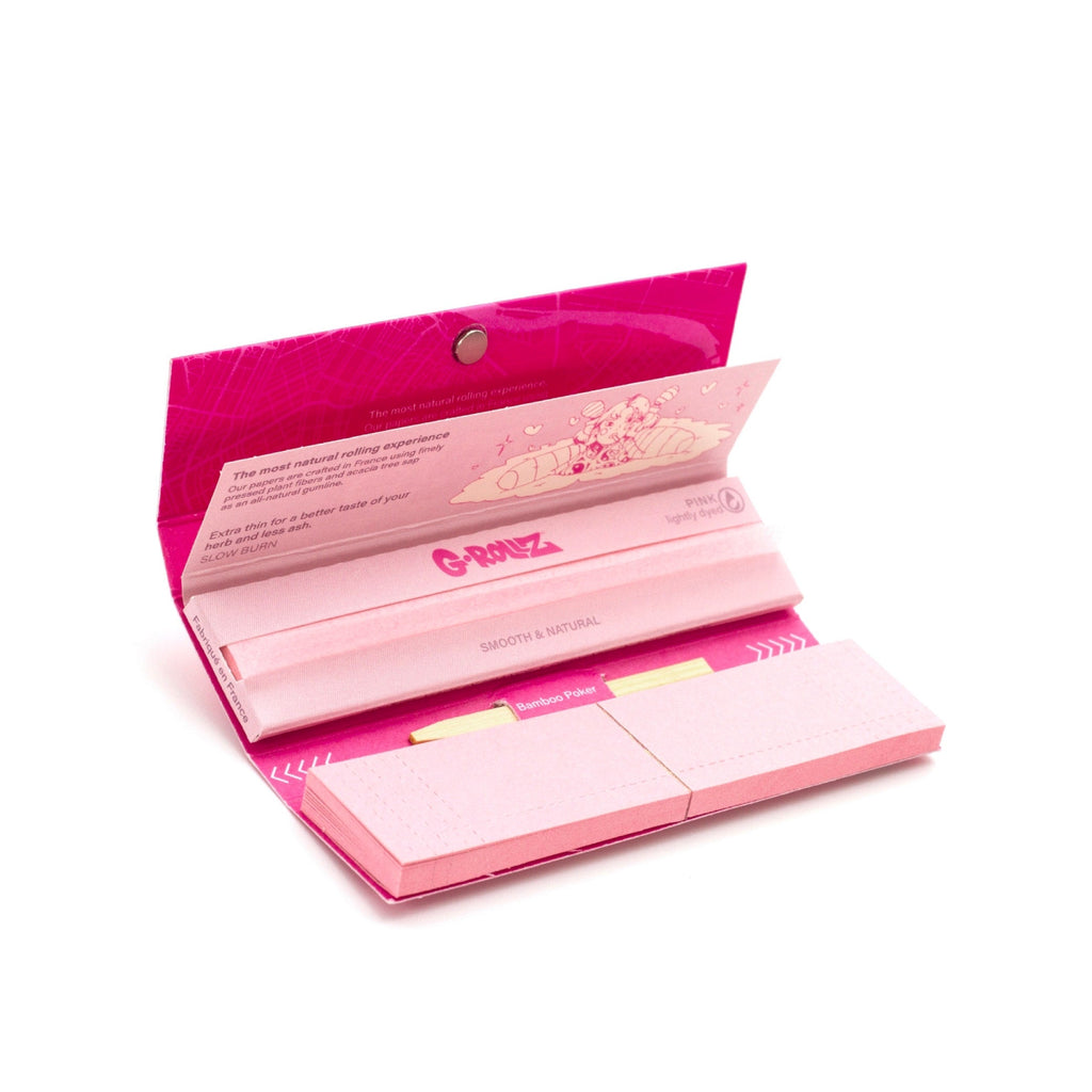 PAPÍRKY + FILTRY LIGHTLY DYED PINK PINK KING SIZE SLIM