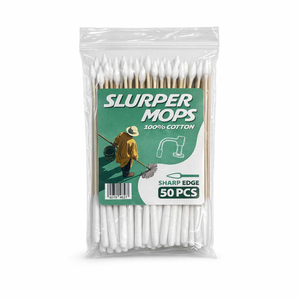 ČISTÍCÍ VATOVÉ TYČINKY SLURPER MOPS ŠPIČATÉ - 49 KS