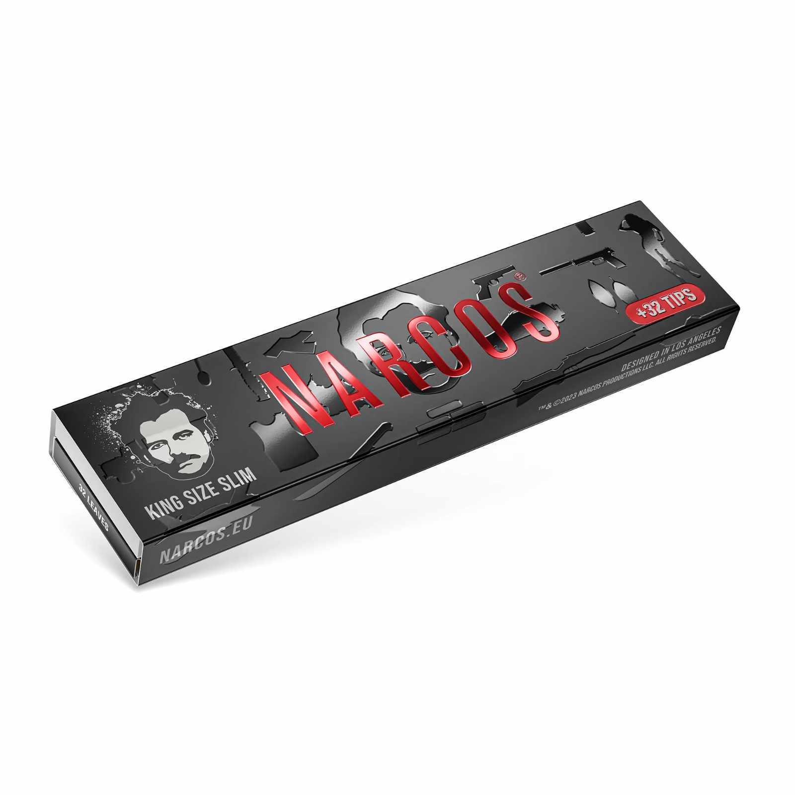 PAPÍRKY + FILTRY NARCOS LIMITED EDITION KING SIZE SLIM