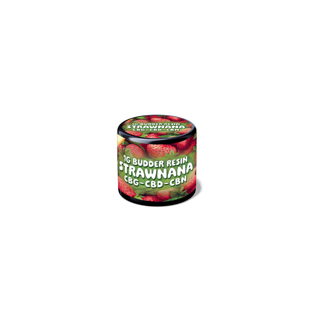 CBD LIVE RESIN EXTRAKT BUDDER 1G - STRAWNANA