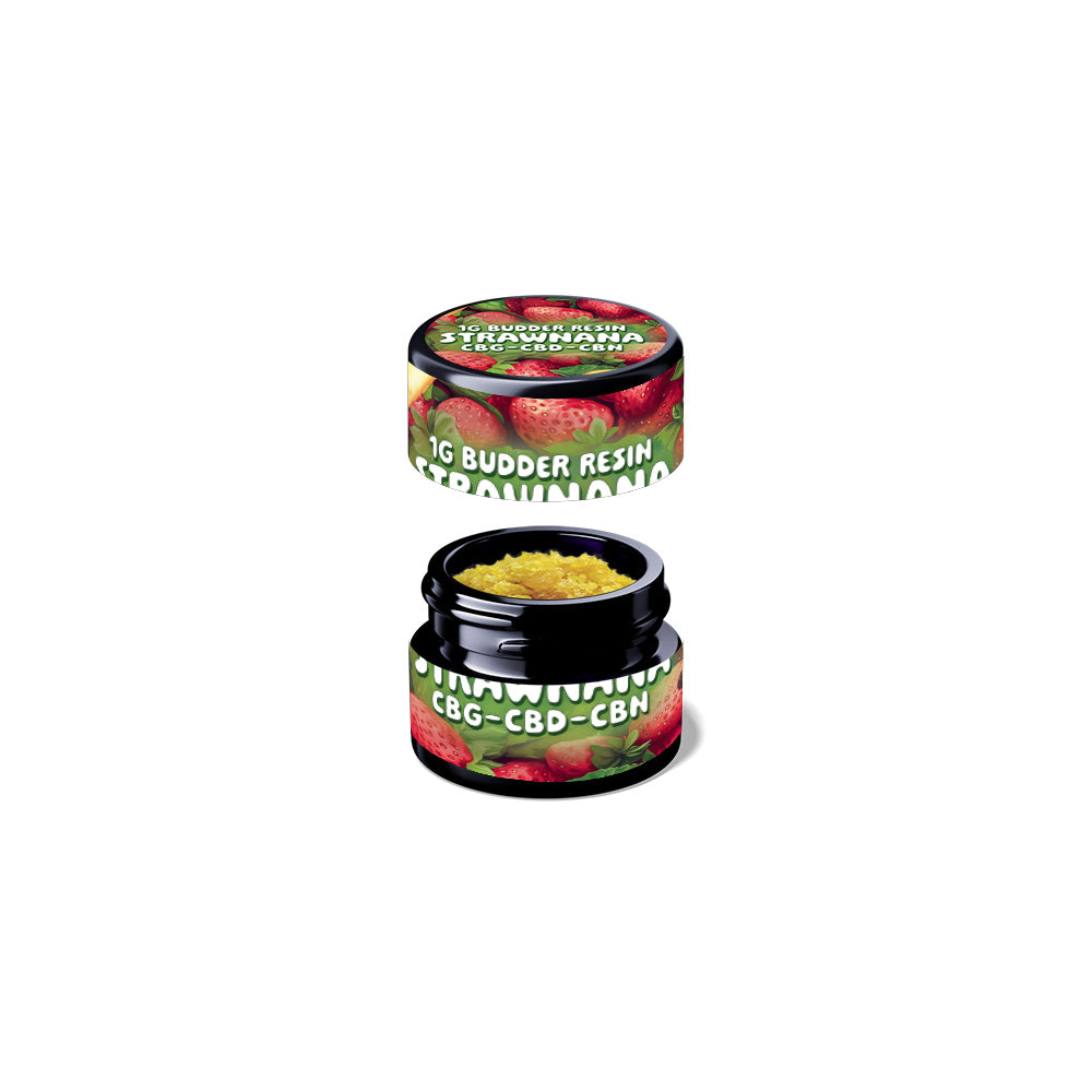 CBD LIVE RESIN EXTRAKT BUDDER 1G - STRAWNANA