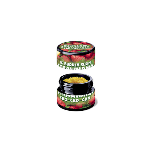 CBD LIVE RESIN EXTRAKT BUDDER 1G - STRAWNANA